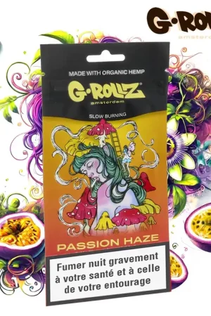 FEUILLES BLUNT CHANVRE G-ROLLZ PASSION HAZE PAR 4 Petit Prix