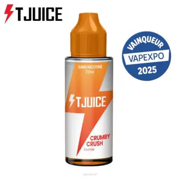 Offre Limitée E liquide Crumby Crush T-Juice 100ml