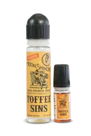 Meilleur Prix E Liquide TOFFEE SINS 60 ml - Moonshiners