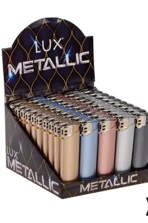 Jusqu’à Épuisement Des Stocks BRIQUET LUX PIEZO METALLIC X50