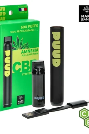Prix Promo MARIE JEANNE PUUD STARTER KIT AMNESIA 600 PUFFS