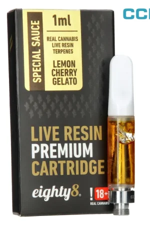 CARTOUCHE EIGHTY8 RESINE LEMON CHERRY GELATO 1ML Prix Cassé
