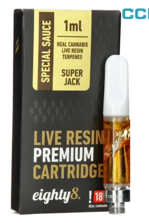 CARTOUCHE EIGHTY8 RESINE SUPER JACK 1ML Prix Réduit