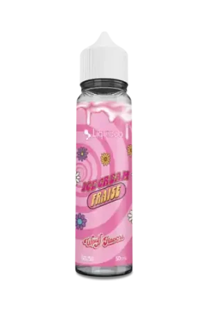 Commande En Gros E Liquide ICE CREAM FRAISE 50 ml - Wpuff Flavors