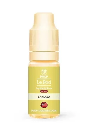 Baklava sel de nicotine 10 ml - Le Pod Liquide - Pulp Meilleure Vente