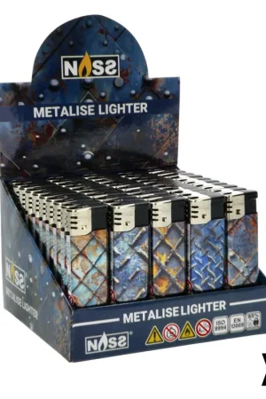 Authentique BRIQUET ELECTRONIQUE NASS 3D METALISE X50