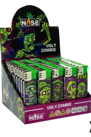 Livraison Gratuite BRIQUET ELECTRONIQUE NASS 3D UGLY ZOMBIE X50