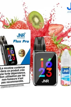 PUFF JNR FLUX PRO STRAWBERRY KIWI 20MG 32000 PUFFS Jusqu’à Épuisement Des Stocks