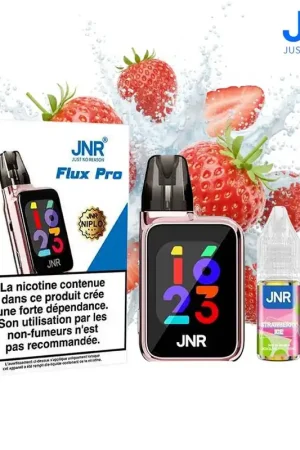 PUFF JNR FLUX PRO STRAWBERRY ICE 20MG 32000 PUFFS Populaire