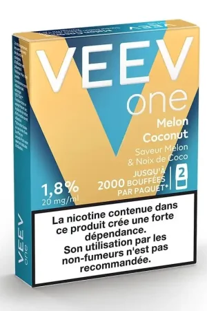 Recharges Veev Melon Coconut (x2) - Veev One Super Prix