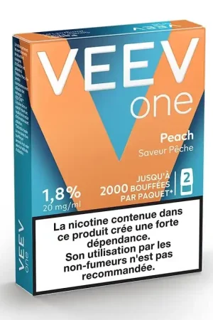 Recharges Veev Peach (x2) - Veev One Promotion