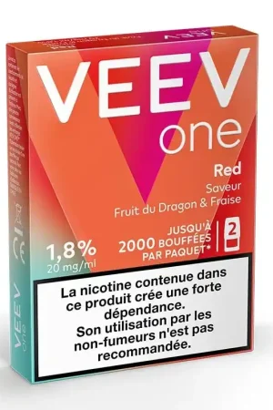 Solde Recharges Veev Red (x2) - Veev One