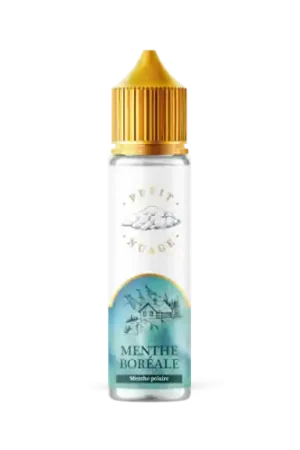 Authentique E Liquide MENTHE BOREALE 60 ml - Petit Nuage