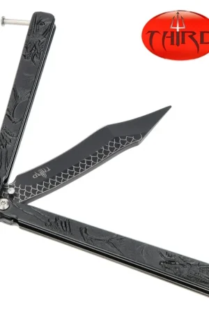 Certifié COUTEAU PAPILLON THIRD DRAGON 13CM