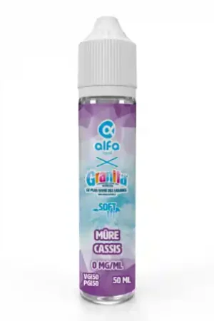 Acheter En Ligne Mûre Cassis Granita Soft 50ml