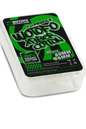 Remise Coton XFiber 6 mm (x10) - Wotofo