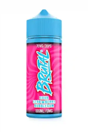 Acheter Direct Sour Strawberry Bubblegum Brutal Just Juice 100ml 00mg