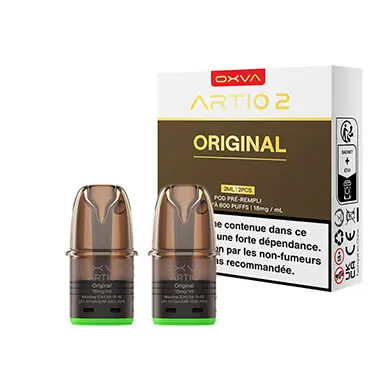 Capsules Artio 2 Original - OXVA Meilleur Prix