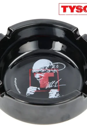 Meilleur Choix CENDRIER EN VERRE TYSON 2.0 BOXING MIKE NOIR