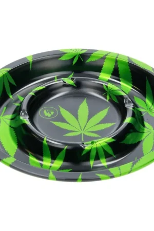 CENDRIER METAL FIRE-FLOW LEAF GREEN Retour Gratuit