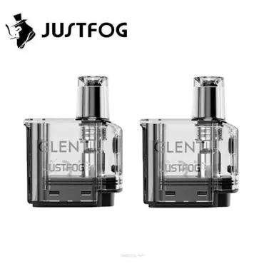 Pack 2 cartouches Glent 3.5ml Justfog Expédié Aujourd’hui