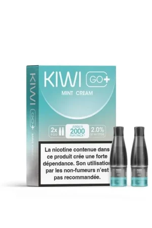 Achetez Aujourd’hui Cartouches Kiwi Go+ Mint Cream - Kiwi Vapor