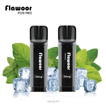 2 Recharges Puff Menthol Flawoor Pod Pro Pas Cher