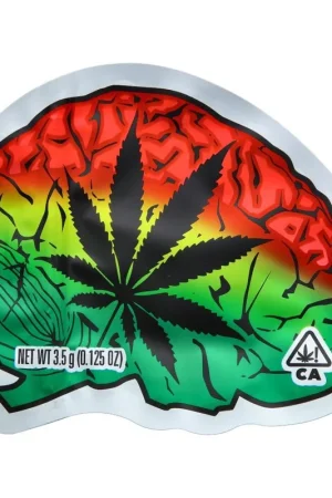 Vente Flash SACHET ZIP BRAIN LEAF 15X12.5CM