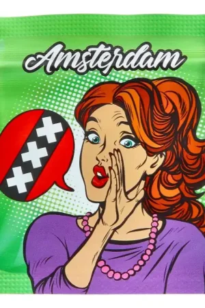 Nouvel Arrivage SACHET ZIP AMSTERDAM XXX 6.5X6.5CM