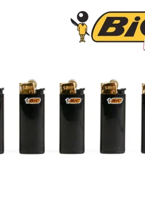 BRIQUET BIC MINI BLACK AND GOLD X5 Achat Immédiat