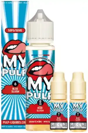 Achat Immédiat Pack 40ml + 2x10ml Blue Slush My Pulp - 06mg