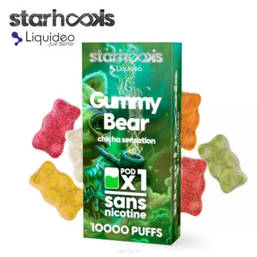 Achat Immédiat Cartouche Pod Gummy Bear Starhooks Liquideo 10ml