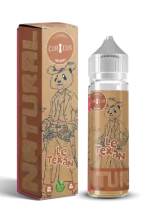 Vente Directe E Liquide TEXAN 50 ml - Curieux Edition Natural