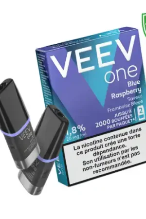Cartouche pré remplie VEEV ONE BLUE RASPBERRY - Veev Commande En Gros