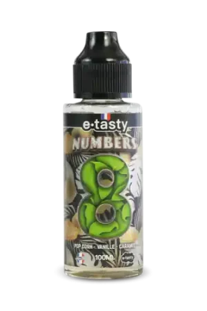 Vente Flash E Liquide NUMBERS 8 100 ml - E Tasty