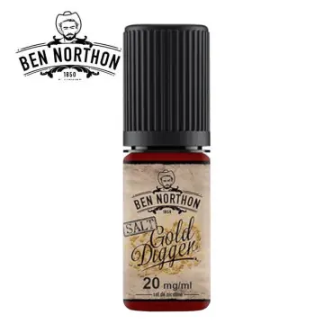 Nouveauté E liquide Gold Digger Salt Ben Northon 10ml