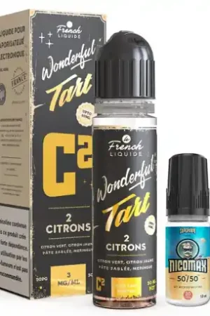 Affaire À Saisir 2 Citrons Easy2Shake 50/50 03mg 50ml Wonderful Tart Le French Liquide