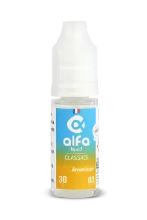 Prix Réduit E Liquide AMERICAN 70/30 10 ml - Alfaliquid