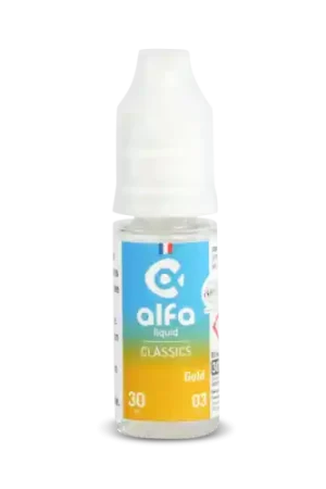 Soldes E Liquide GOLD 70/30 10 ml - Alfaliquid