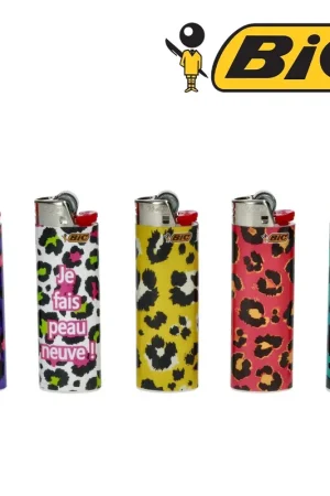 Affaire À Saisir BRIQUETS BIC PEAUX LEOPARDS X5