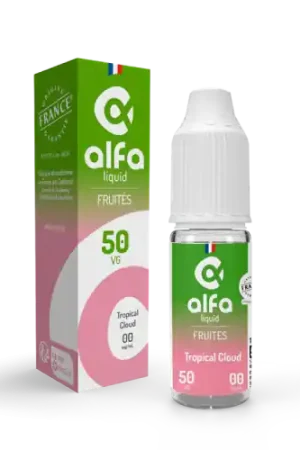 Certifié E Liquide TROPICAL CLOUD 50/50 10 ml - Alfaliquid