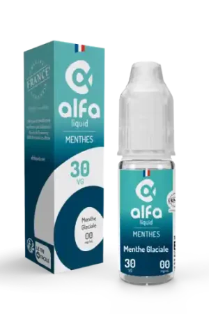 Achetez Aujourd’hui E Liquide MENTHE GLACIALE 70/30 10 ml - Alfaliquid