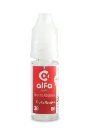 Commande En Gros E Liquide FRUITS ROUGES 70/30 10 ml - Alfaliquid
