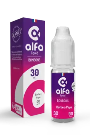 Authentique E Liquide BARBE A PAPA 70/30 10 ml - Alfaliquid