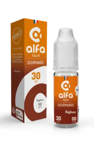 Super Prix E Liquide REGLISSE 70/30 10 ml - Alfaliquid