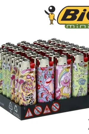 BRIQUET BIC MINI COW GIRL X50 Prix Promo