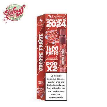 2 Recharges Grosse Fraise Wpuff 2.0 Liquideo Offre Exclusive