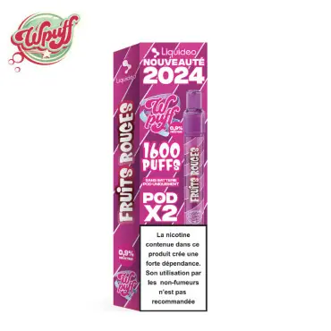 Satisfait Ou Remboursé 2 Recharges Fruits Rouges Wpuff 2.0 Liquideo