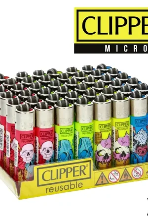 Satisfait Ou Remboursé MICRO CLIPPER FROZEN SKULLS X48