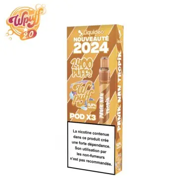 Kit Puff + 3 Pods Panik Nan Tropik Wpuff 2.0 Liquideo Offre Spéciale